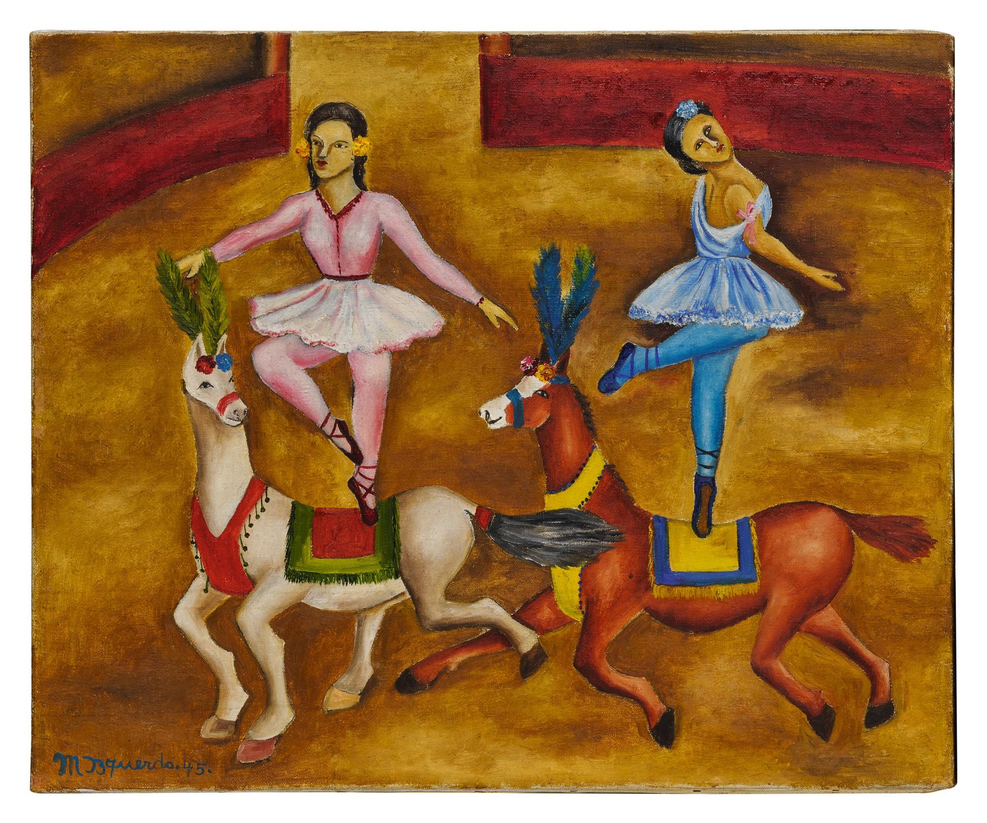 María Izquierdo - Las Caballistas Lolita Y Juanita