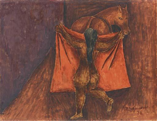 María Izquierdo - Mujer y caballo