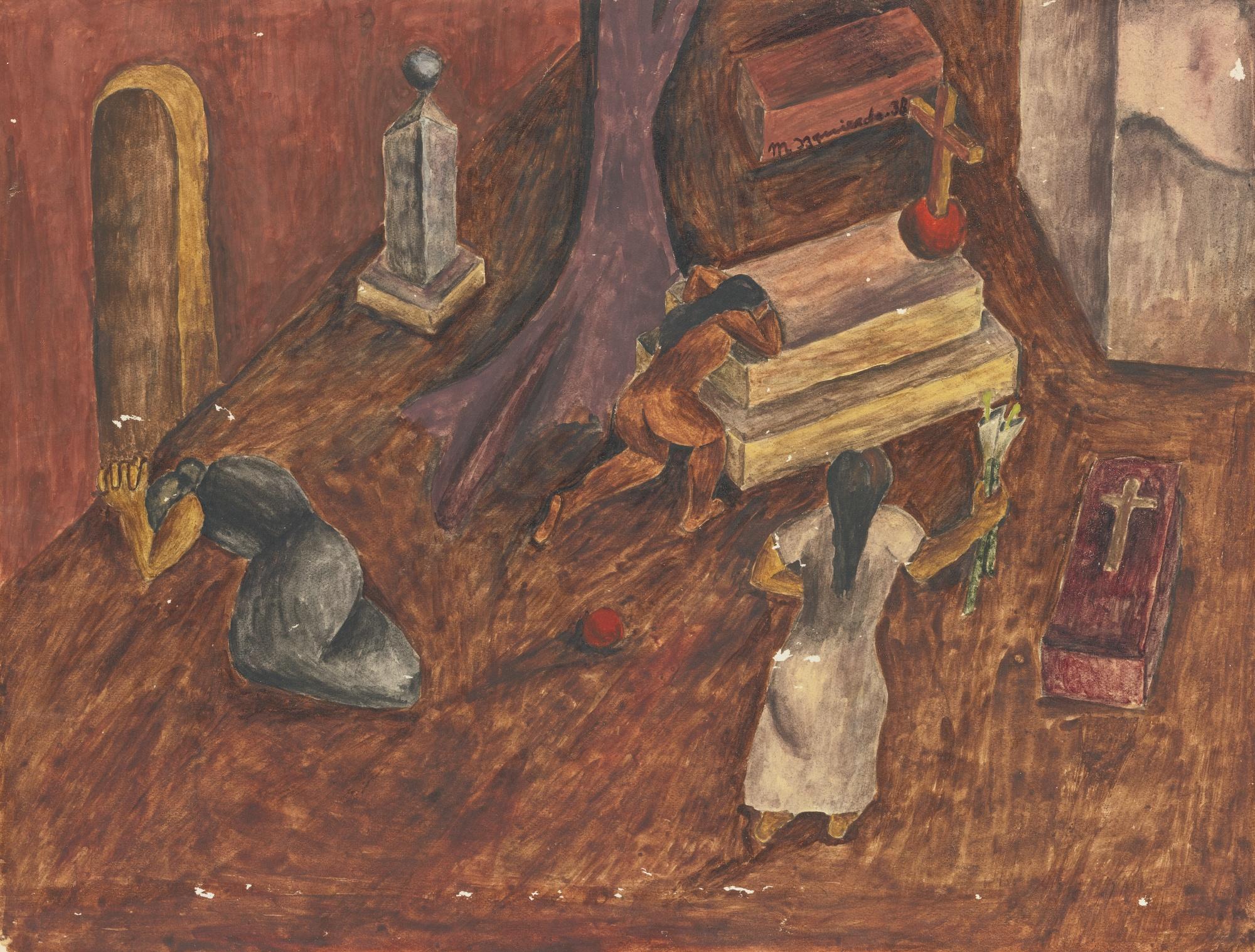 María Izquierdo - Sin Título (Escena Dramática)