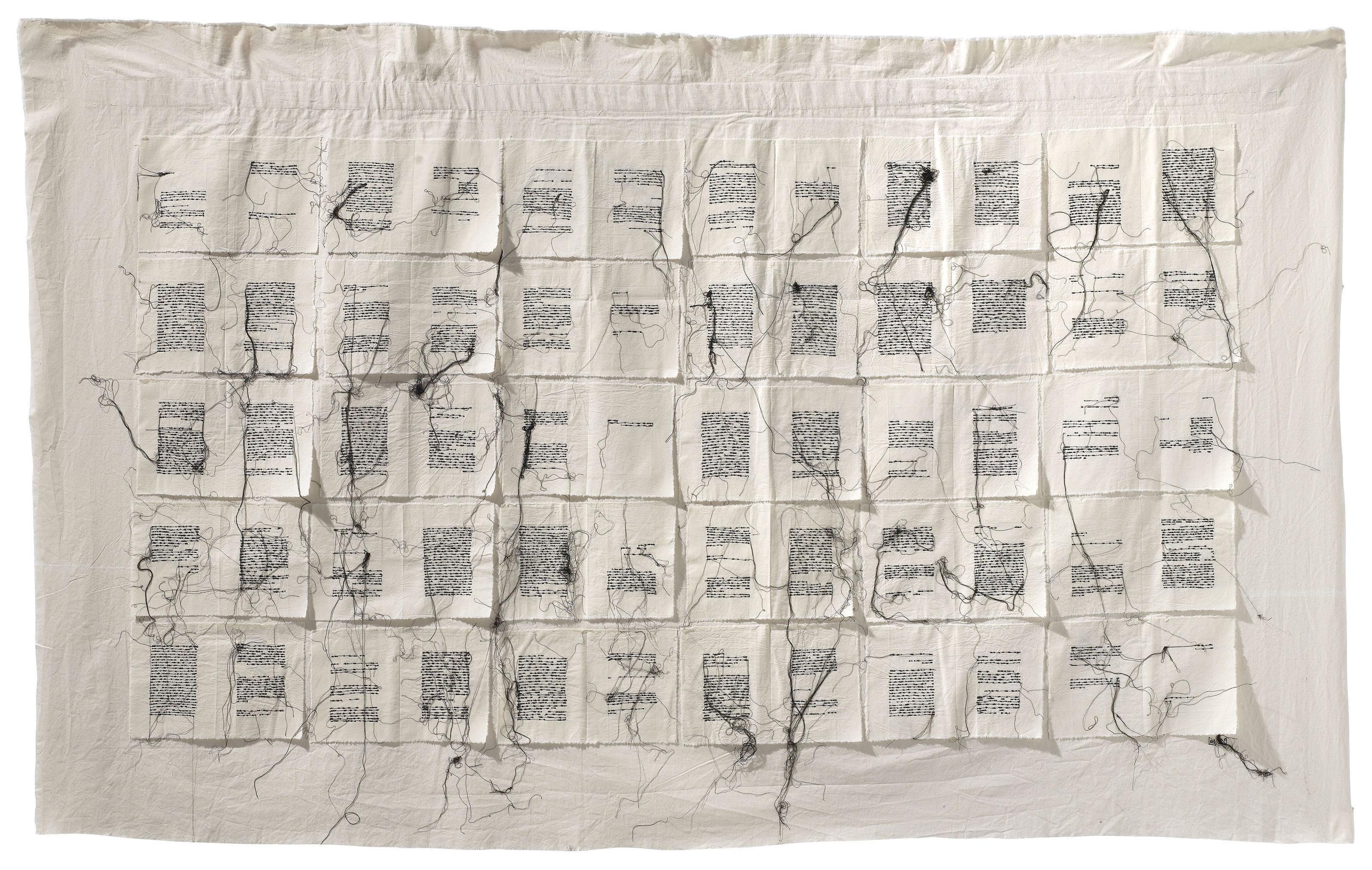 Maria Lai - Lenzuolo (Bed Sheet)