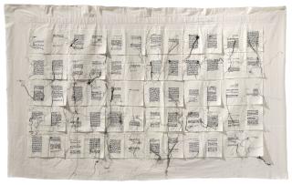 Maria Lai - Lenzuolo (Bed Sheet)