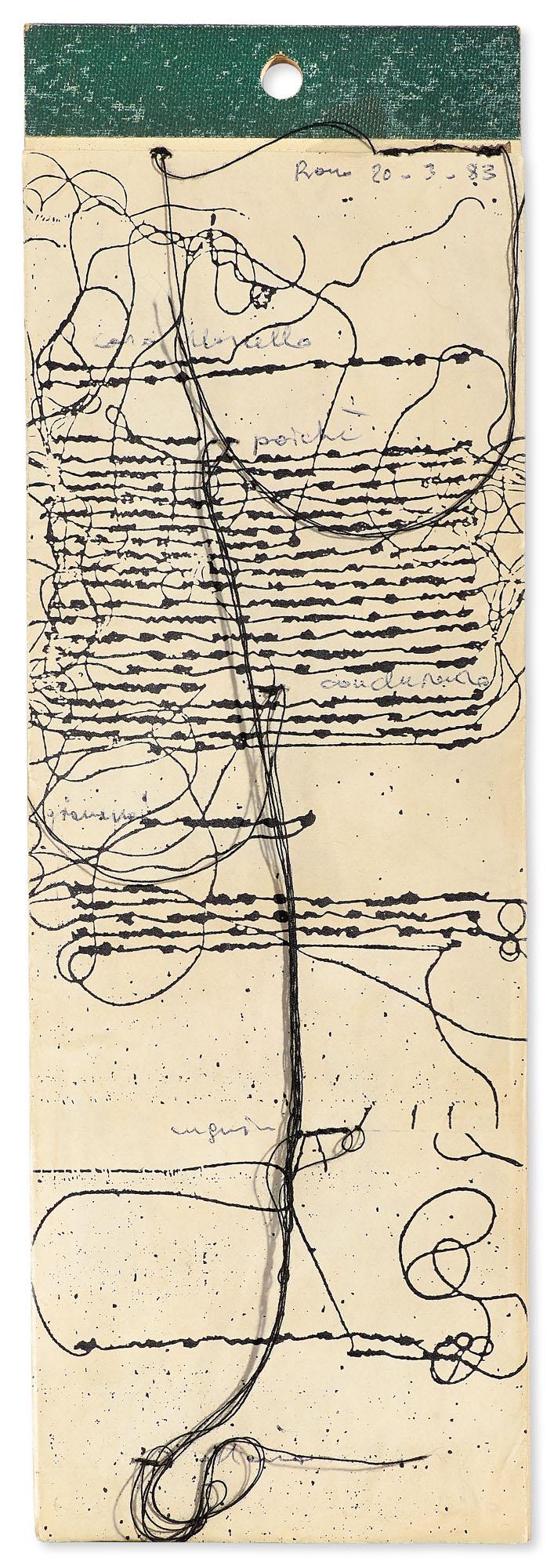 Maria Lai - Lettera ad un amico il giorno del suo compleanno