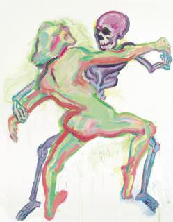 Maria Lassnig - Der Tod und das Mädchen (Death and The Girl)