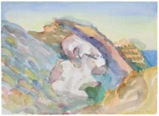 Maria Lassnig - Kretahügel (Crete Hill)