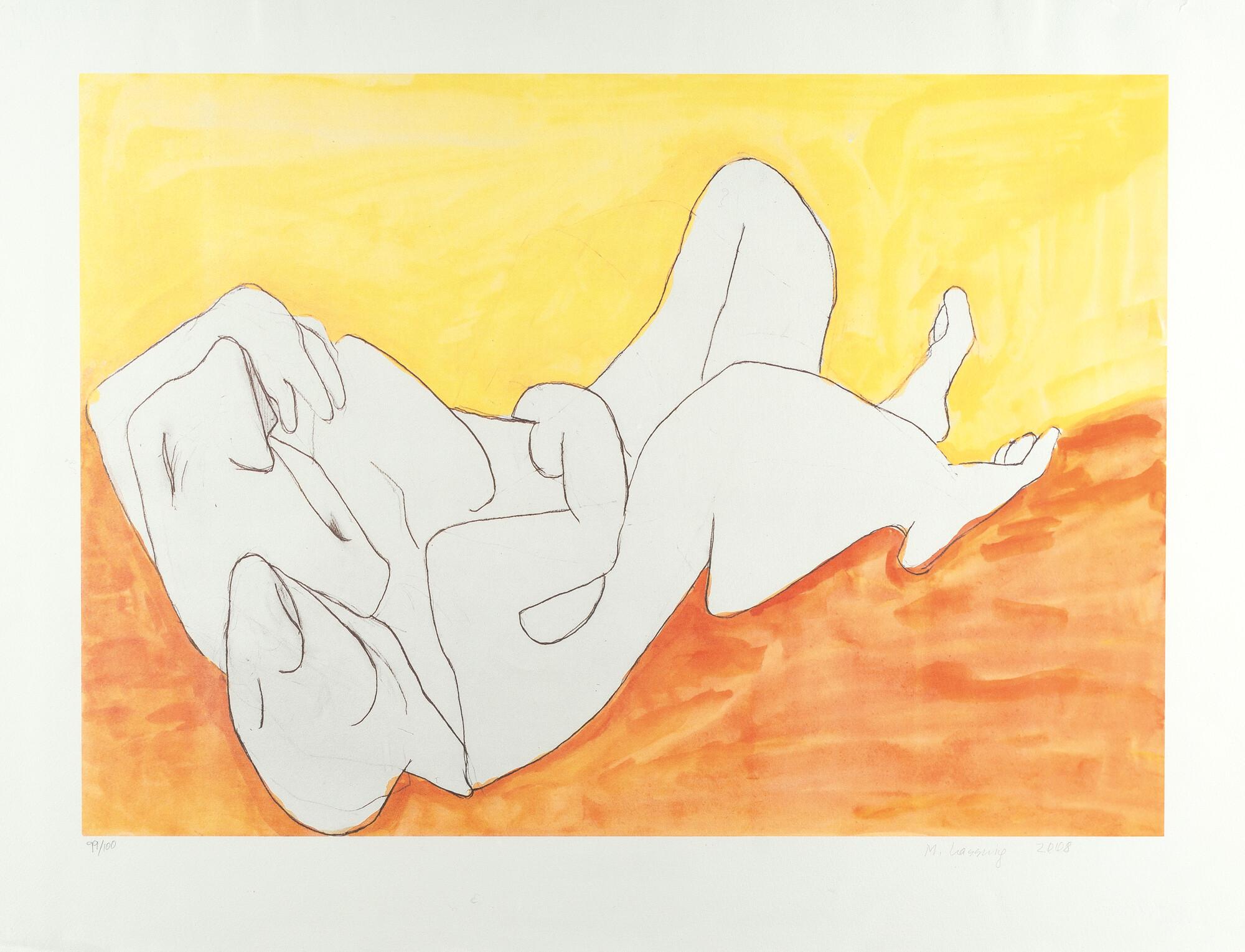 Maria Lassnig - Ohne Titel (aus der Edition Friendship)