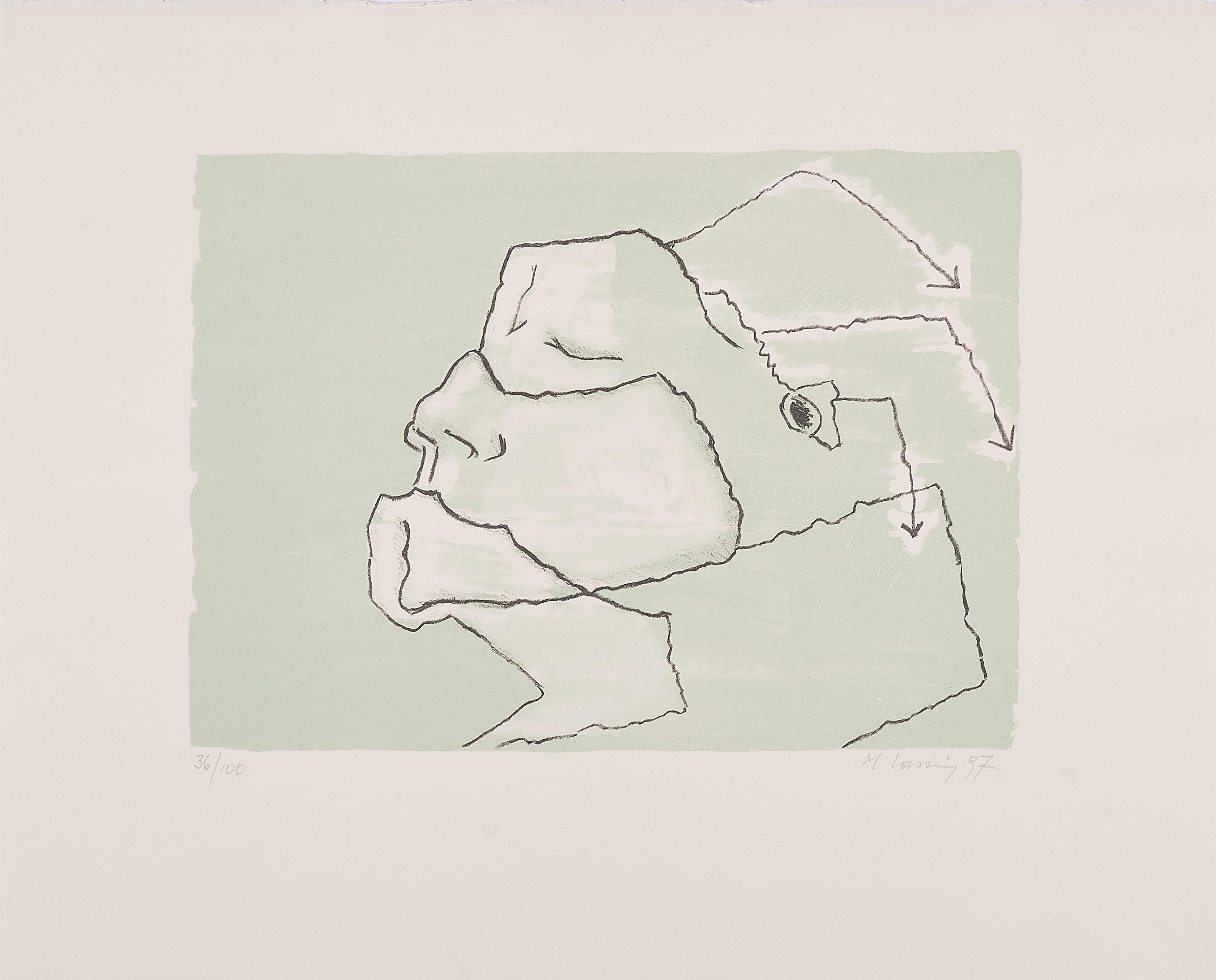 Maria Lassnig - Ohne Titel.