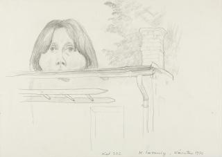 Maria Lassnig - Selbstporträt.