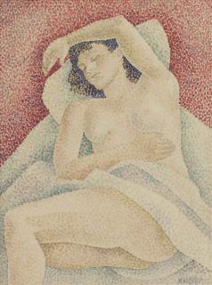 Maria Marevna - Reclining nude