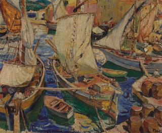 Maria-Mela Muter - Fishing Port in Saint-Tropez