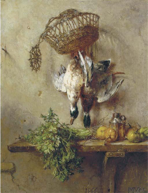 Maria Vos - A kitchen still life