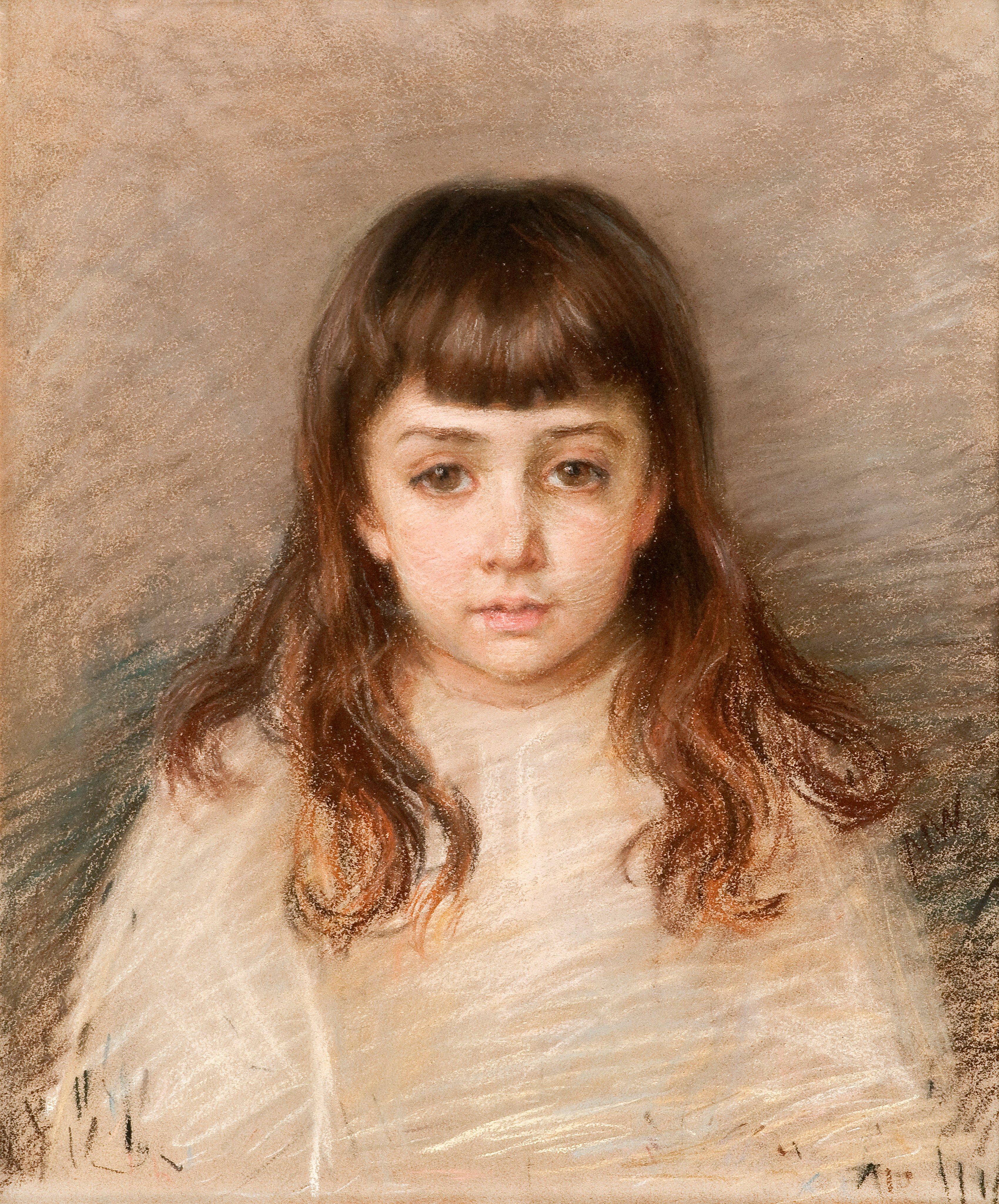 Maria Wiik - A Young Girl.