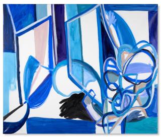 Maria Zerres - Frau in Blau