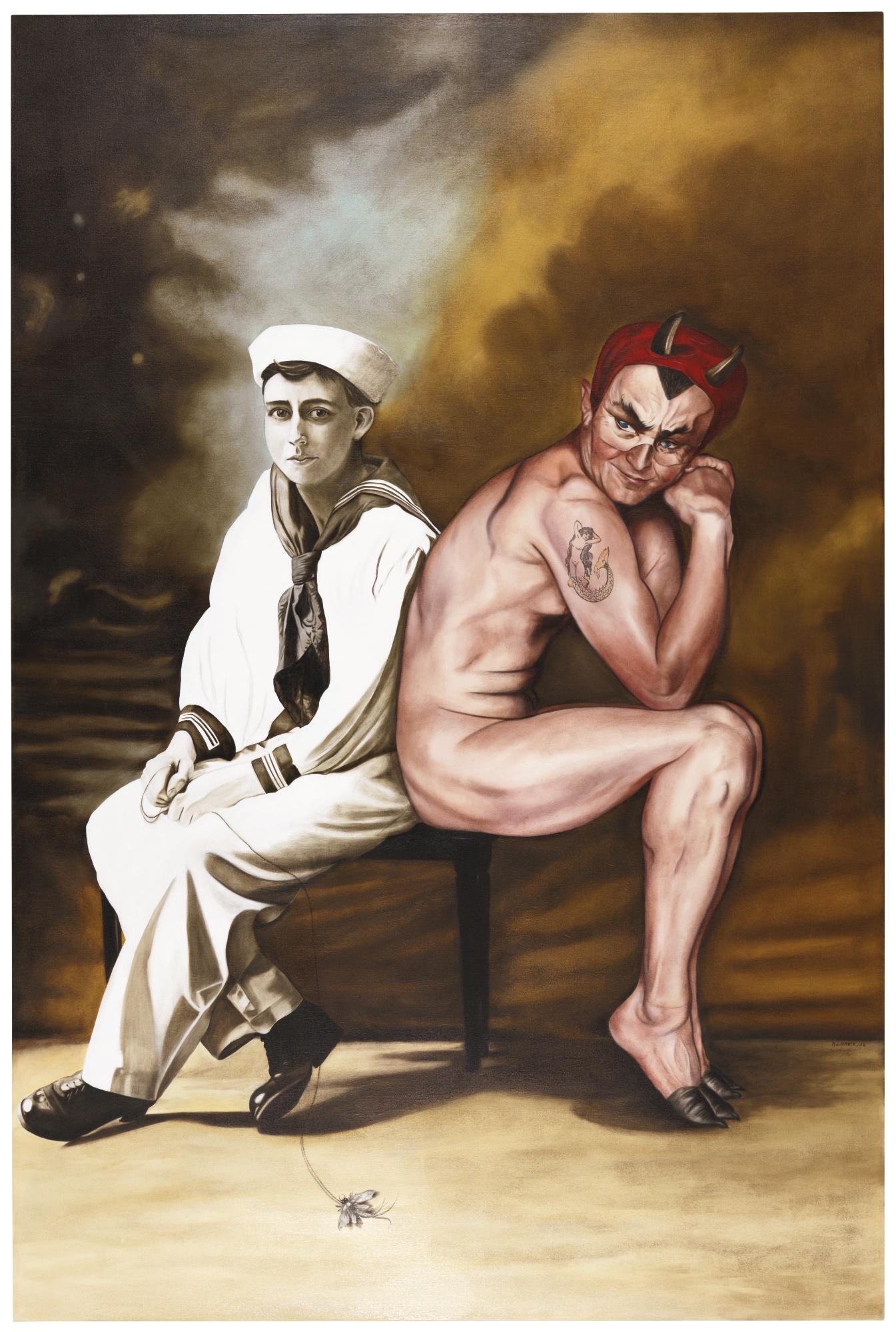 Marianna Gartner - Seated Sailor And Devil