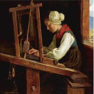 Marianne Stokes - The Weaver