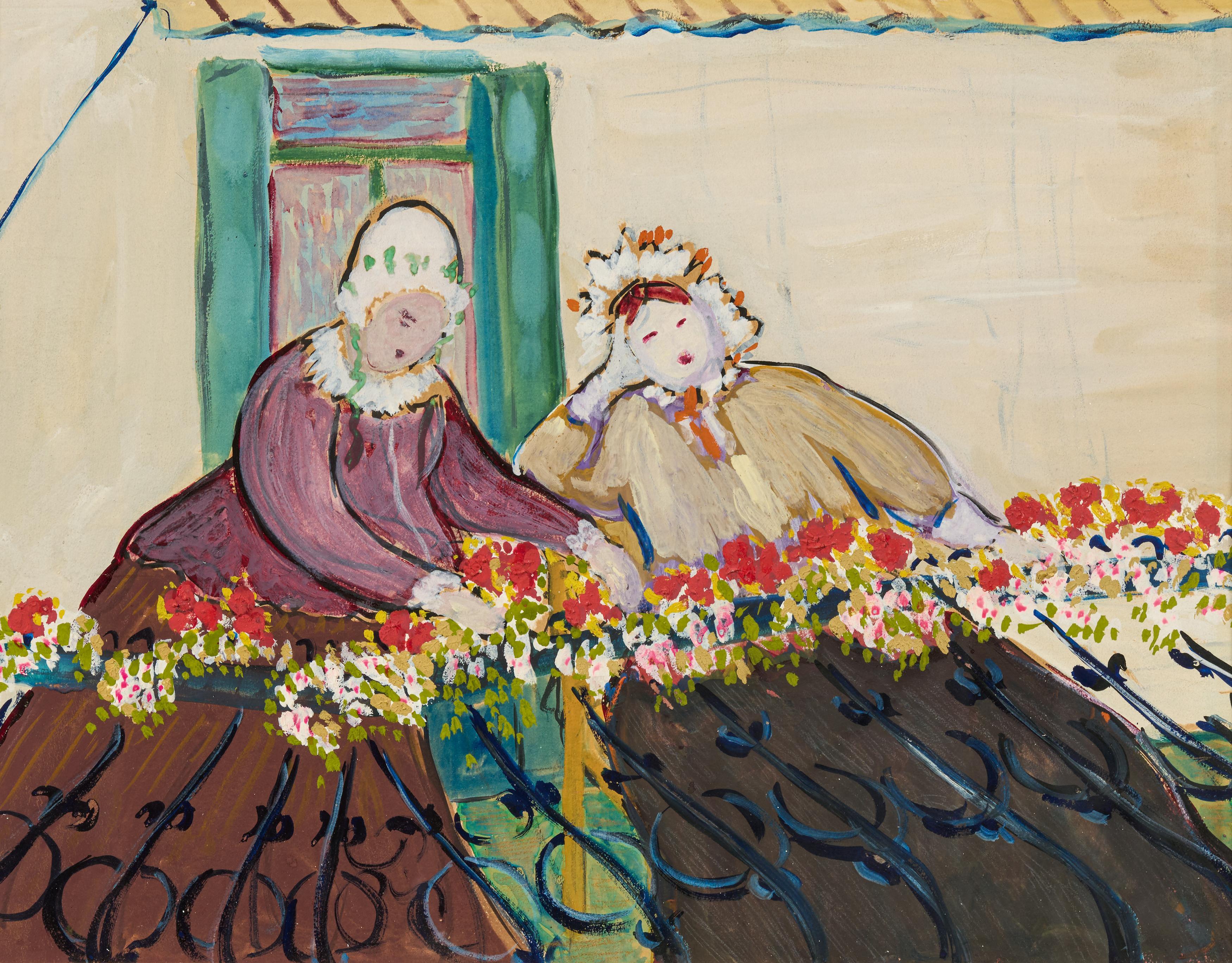 Marianne von Werefkin - Auf dem Balkon.