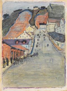 Marianne Werefkin - Grüner Berg (Kaunas)