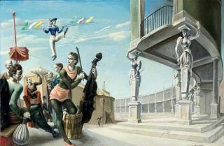 Mariano Andreu - Músicos en un anfiteatro (Musiciens dans l\'amphitheatre)