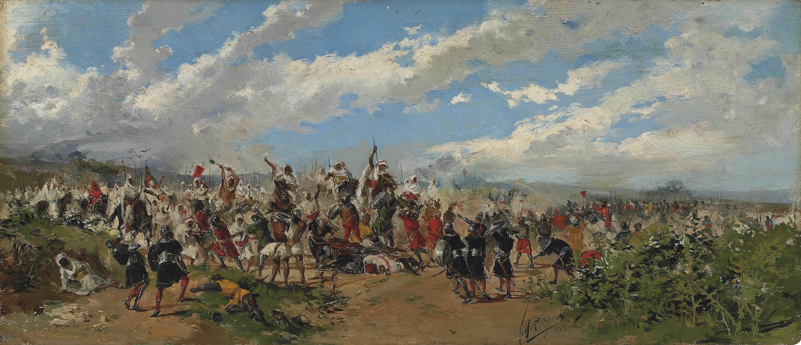 Mariano Barbasán Lagueruela - Battle of Guadalete, Spain (711-712 AD)