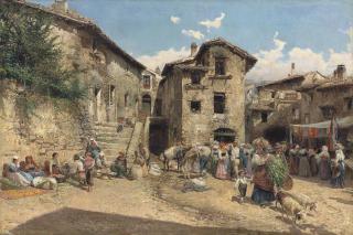 Mariano Barbasán Lagueruela - Market day