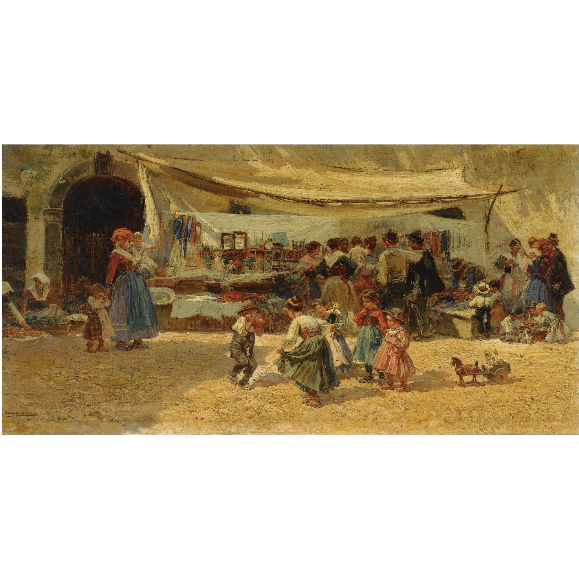 Mariano Barbasán - Spanish mercado, Anticoli Corrado (The Marketplace, Anticoli Corrado)