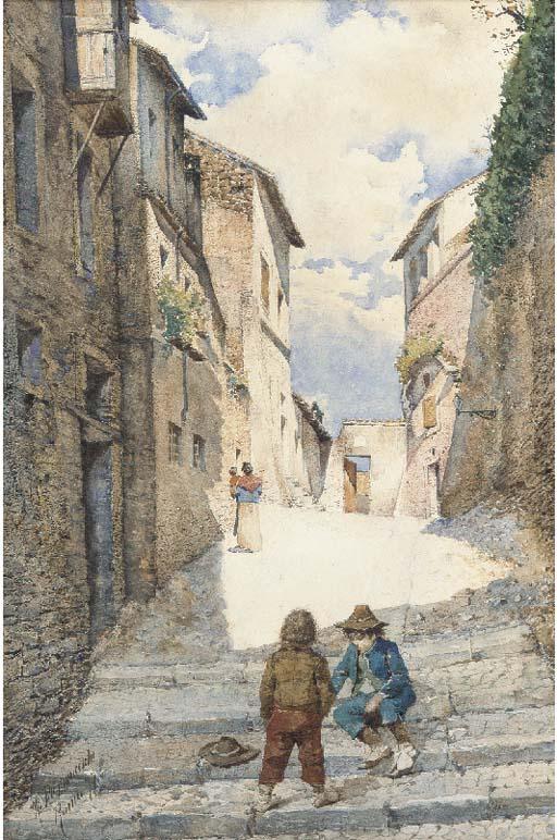 Mariano De Franceschi - The sunlit street