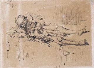 Mariano Fortuny y Marsal - The Pipe Smoker (Fumador En Pipa )