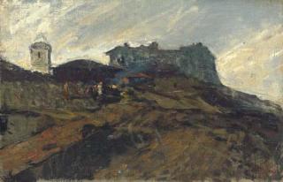 Mariano Fortuny Y Marsal - Una Casa En El Campo Español