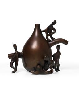 Mariano Rodriguez - Jarrón con fiesta de el amor