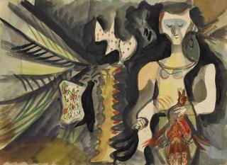 Mariano Rodríguez - Mujer Degollando Un Gallo