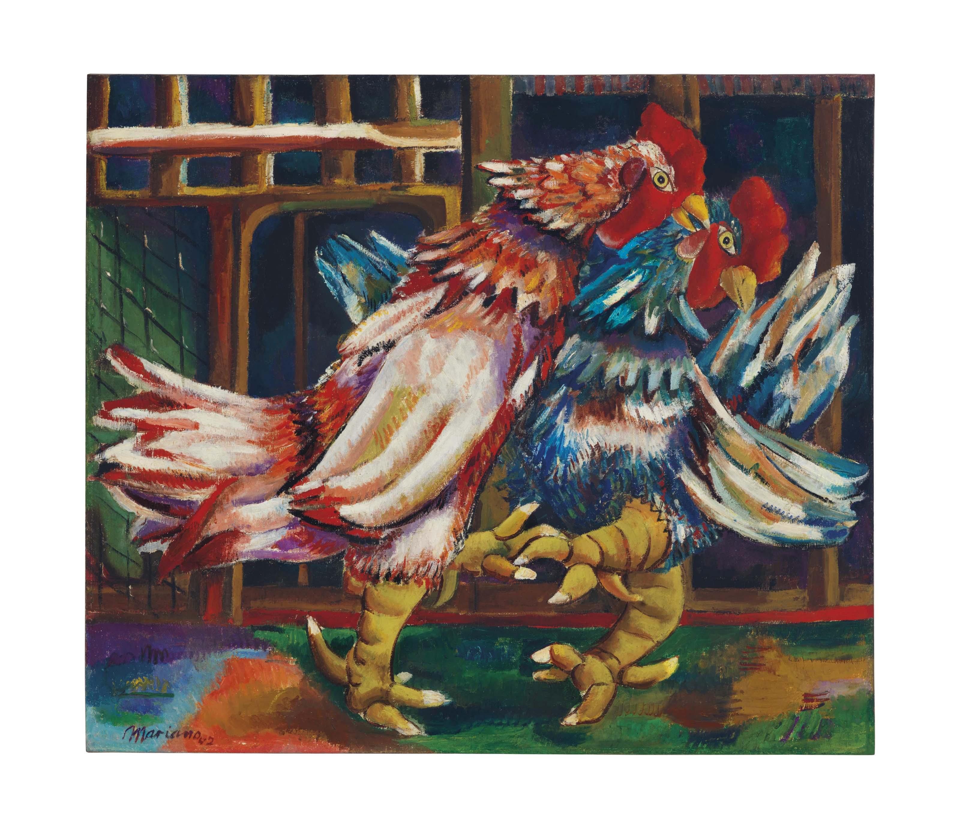Mariano Rodríguez - Pelea de gallos