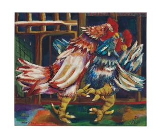 Mariano Rodríguez - Pelea de gallos