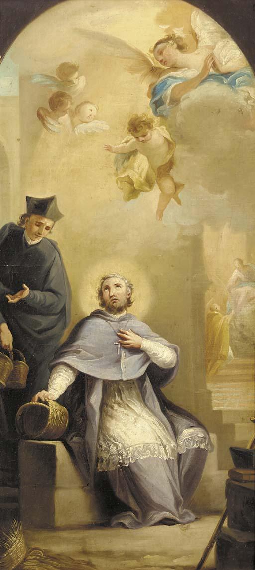 Mariano Salvador Maella - San Julian de Cuenca: a modello, feigned arch