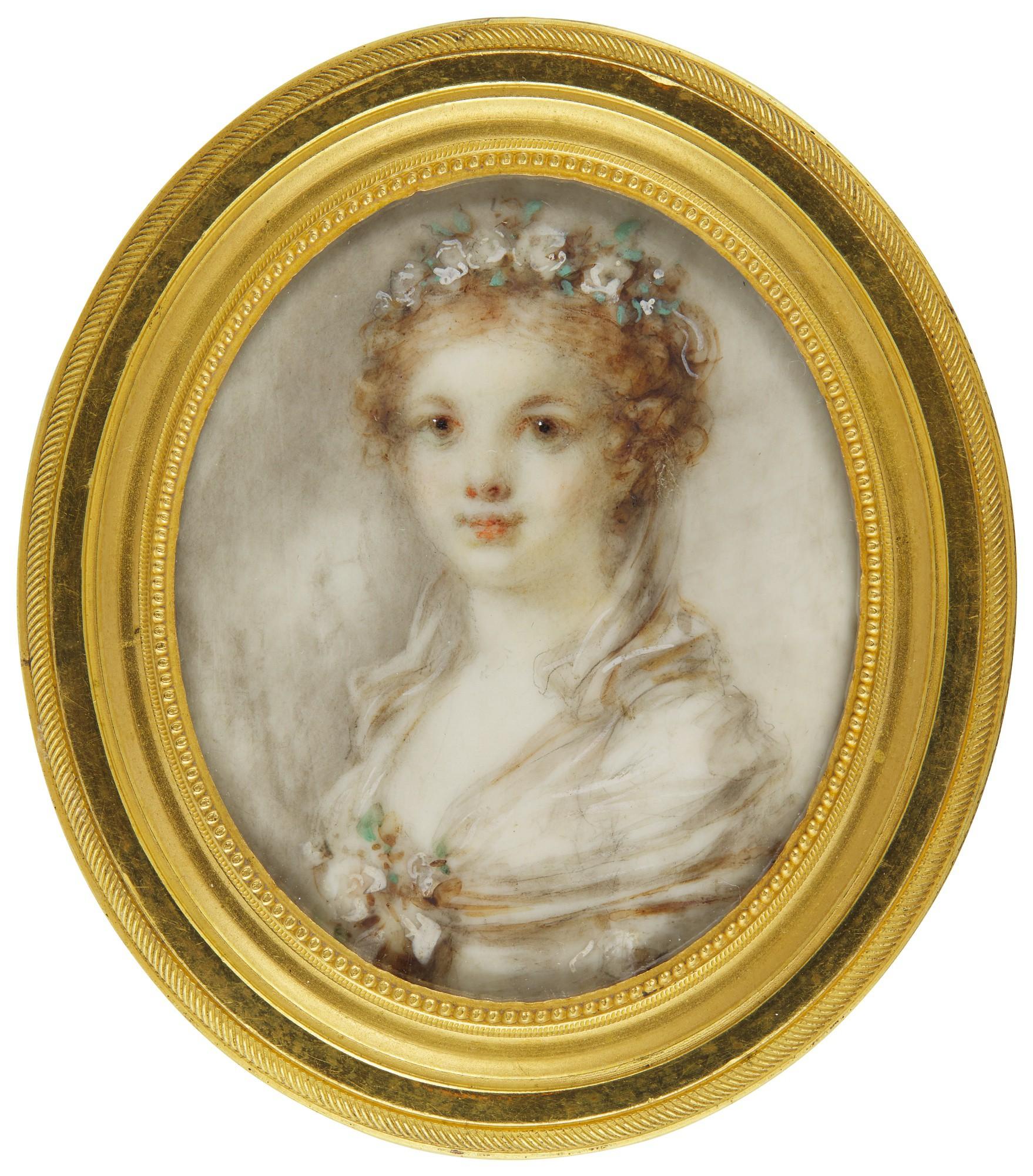 Marie-Anne Fragonard, Née Gérard - Portrait Of A Lady, Circa 1780