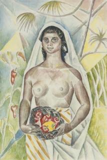 Marie Bronislavovna Marevna - Red and yellow peppers