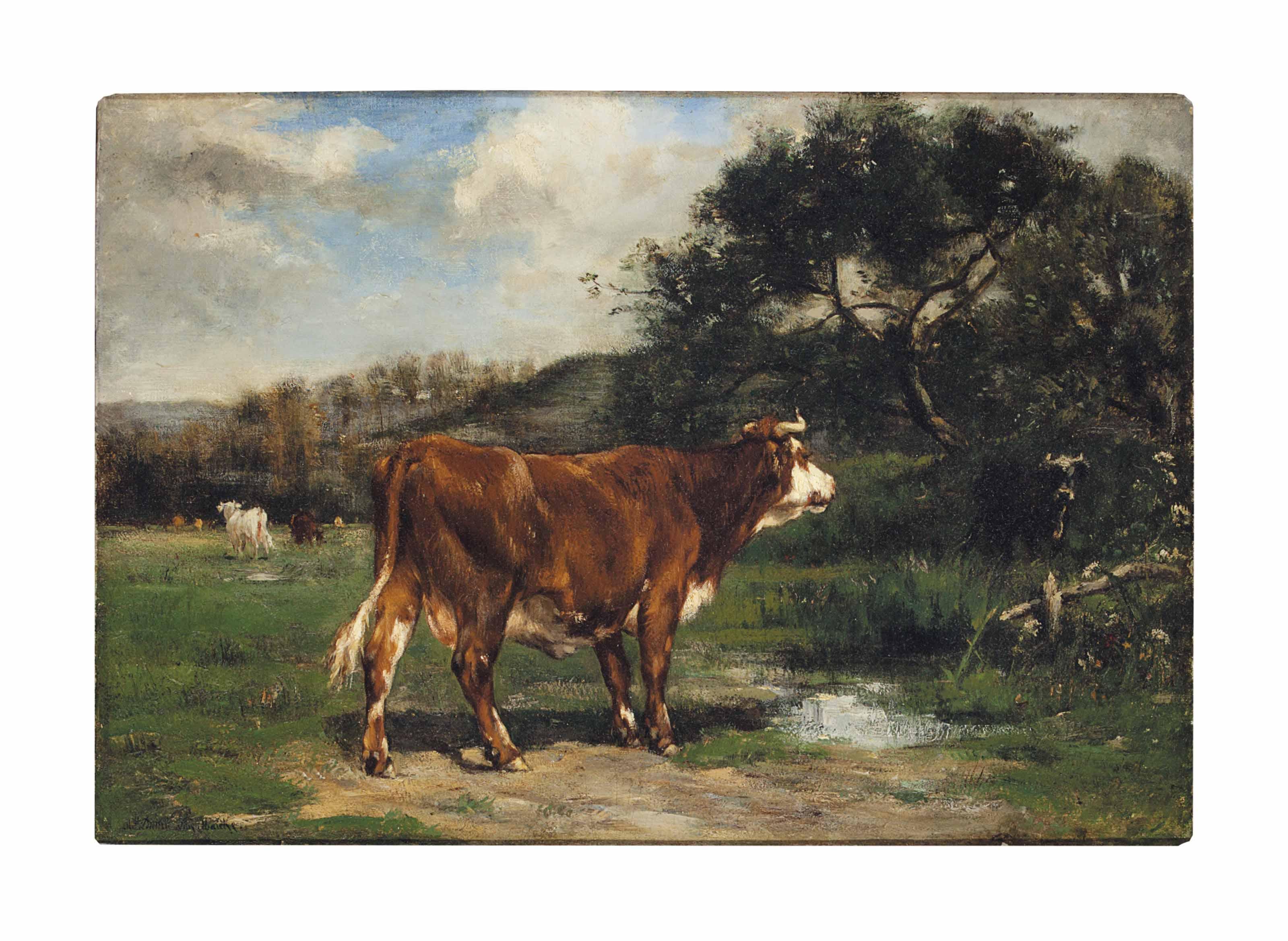 Marie Dieterle - Cows in a clearing