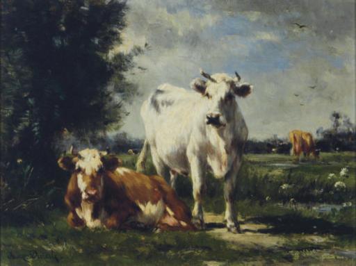 Marie Dieterle - Cows out to pasture