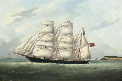 Marie-Edouard Adam - The Cerastes off a point of land