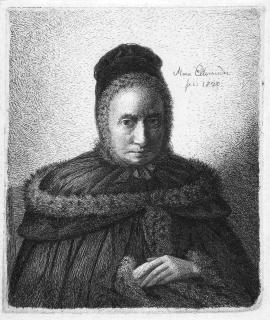 Marie Ellenrieder - 10 Bll.: Porträts und religiöse Motive.