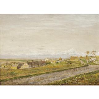 Marie-François Firmin-Girard - Landscape With Field-Workers