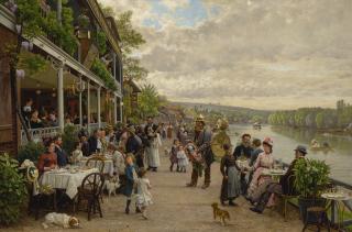 Marie-François Firmin-Girard - Le Dimanche Au Bas-Meudon