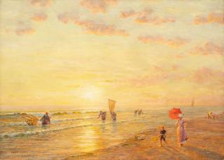 Marie François Firmin-Girard - L\'Ombrelle Rouge