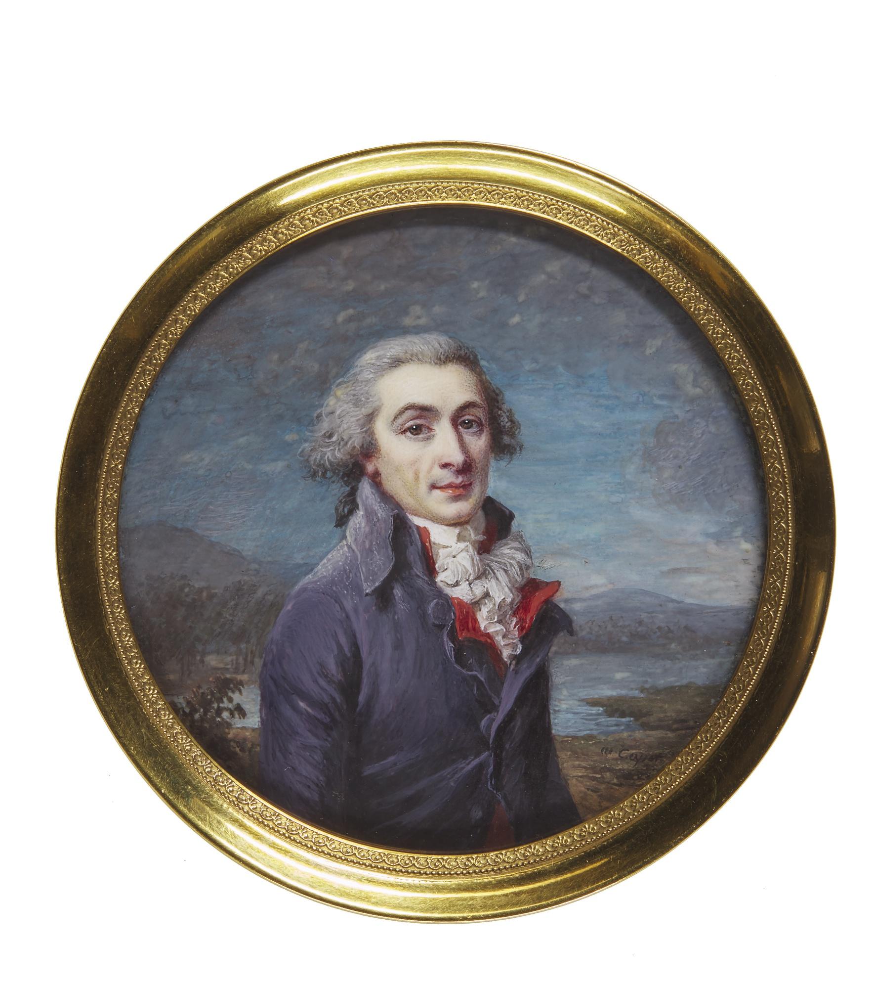 Marie Gabrielle Capet - Portrait Of A Gentleman, Circa 1790