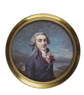 Marie Gabrielle Capet - Portrait Of A Gentleman, Circa 1790