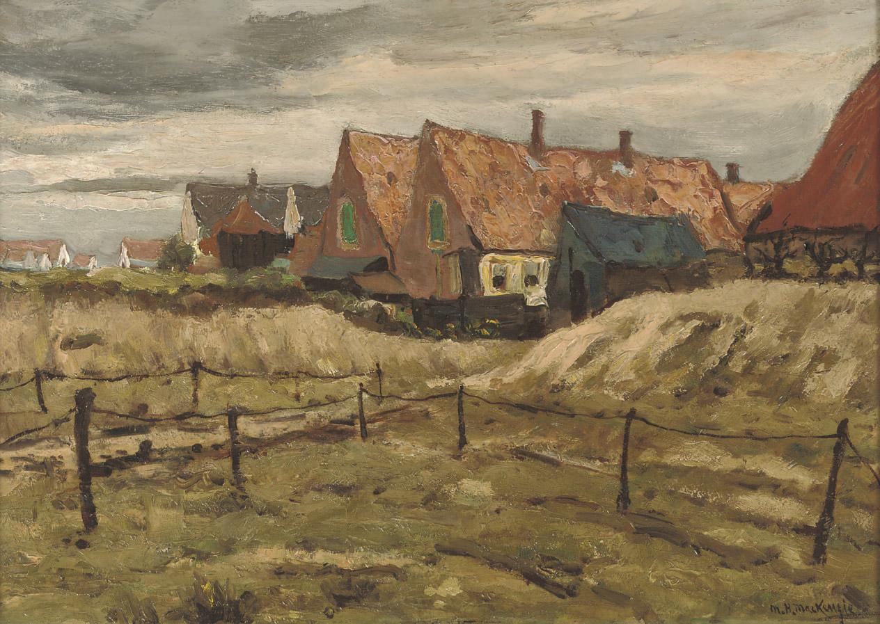 Marie Henri MacKenzie - Wijk aan Zee: houses in the dunes