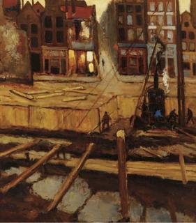 Marie Henrie Mackenzie - Heiwerk aan de Warmoesstraat