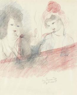 Marie Laurencin - Deux jeunes femmes