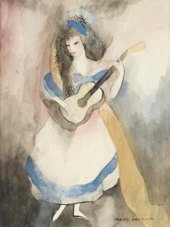 Marie Laurencin - Espagnole À La Guitare