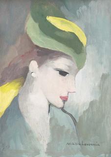 Marie Laurencin - Femme au chapeau de couleur