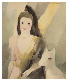 Marie Laurencin - Femme au chien
