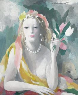 Marie Laurencin - Femme Tenant Des Fleurs Ou Le Printemps